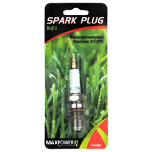 MAXPOWER 334058 SPARK PLUG FOR RIDING MOWER REPLACES CHAMPION RC12YC
