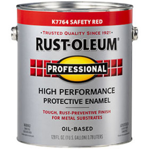 RUST-OLEUM PROFESSIONAL K7764402 GLOSS SAFETY RED ENAMEL 400 VOC OIL BASED