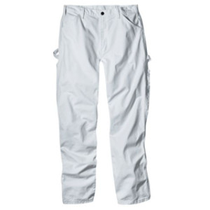 DICKIES 1953WH 36"W X 30" L WHITE PAINTER'S PANTS 3630