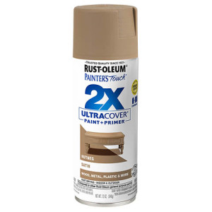 RUST-OLEUM 2X PAINTER'S TOUCH 334076 ULTRA COVER ENAMEL SATIN NUTMEG