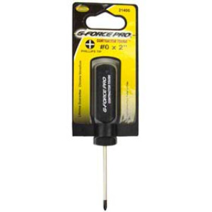 G-FORCE 21400 #0 X 2" ERGO GRIP PHILLIPS SCREWDRIVER