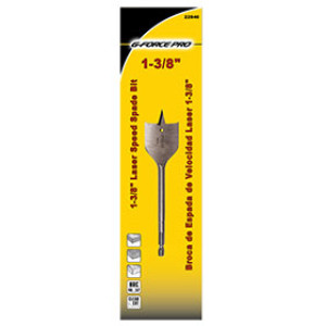 G-FORCE 22840 1-3/8" LAZER SPEED SPADE DRILL BIT