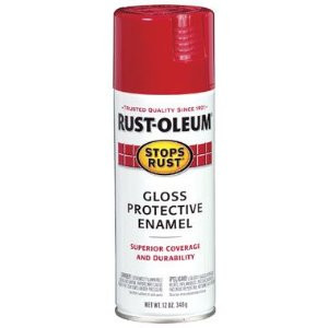 RUST-OLEUM STOPS RUST 7762830 12 OZ GLOSS PROTECTIVE ENAMEL SUNRISE RED SPRAY
