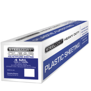 PETOSKEY PLASTICS FGP9941-73 16' X 100' 4 MIL CLEAR POLYETHYLENE PLASTIC FILM