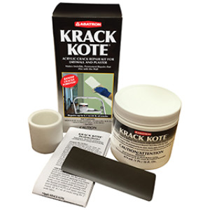 ABATRON KRACK KOTE KIT - PLASTER AND DRYWALL CRACK REPAIR KIT - 20 LINEAR FEET