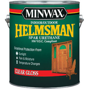 MINWAX HELMSMAN 132150000 GLOSS INDOOR & OUTDOOR SPAR URETHANE 350 VOC