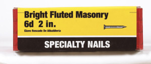 PRIME SOURCE 2TFMAS1 2" FLUTED MASONRY NAILS 1 LB 17428