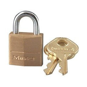 MASTER LOCK 120D 3/4" SOLID BRASS PADLOCK
