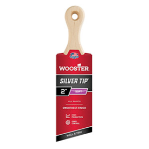 WOOSTER SILVER TIP 5225 2" SHORT HANDLE ANGLE SASH PAINT BRUSH