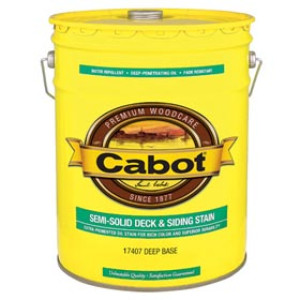 CABOT 17406.008 NEUTRAL BASE SEMI-SOLID DECK & SIDING STAIN FINISH VOC