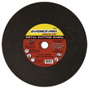 G-FORCE 44344 METAL CUTTING BLADE 8" X 1/8" X 5/8" DIAMOND ARBOR TYPE 1