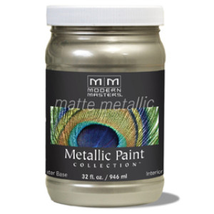 MODERN MASTERS MM206-32 CHAMPAGNE MATTE METALLIC PAINT