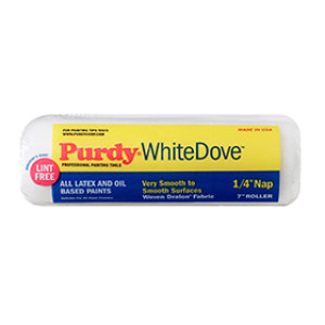 PURDY 14A662071 7" X 1/4" WHITE DOVE PAINT ROLLER COVER WOVEN DRALON