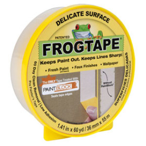 FROG TAPE 217143 36MM X 55M DELICATE SURFACE YELLOW 1-1/2"