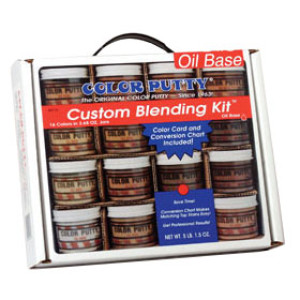 COLOR PUTTY COMPANY #9716 OIL BASED CUSTOM BLENDING KIT - 16 COLORS/3.68OZ JAR