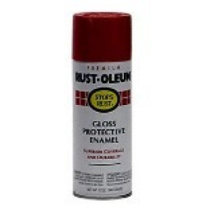 RUST-OLEUM STOPS RUST 7763830 12 OZ GLOSS PROTECTIVE ENAMEL CARNIVAL RED SPRAY