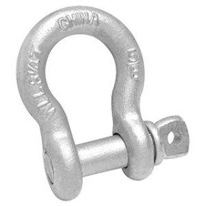 CAMPBELL T9641035 5/8" ANCHOR SHACKLE SCREW PIN HOT GALVANIZED UPC TAGGED