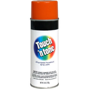 RUST-OLEUM TOUCH 'N TONE 55283830 10 OZ ORANGE SPRAY PAINT