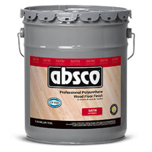 ABSCO 56105 SATIN PROFESSIONAL POLYURETHANE FLOOR FINISH 275 VOC