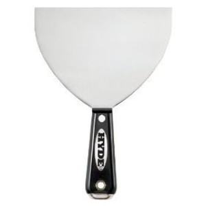 HYDE 02870 6" BLACK & SILVER HAMMER HEAD FLEXIBLE JOINT KNIFE NYLON HANDLE