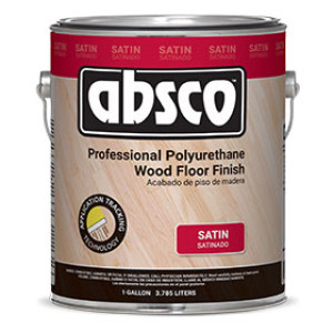 ABSCO 56101 SATIN PROFESSIONAL POLYURETHANE FLOOR FINISH 275 VOC