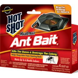 SPECTRUM BRANDS HG-2040W HOT SHOT MAXATTRAX ANT BAIT 4 PACK