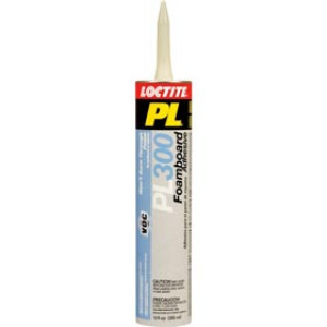 LOCTITE 1421941 PL300 10 OZ FOAM BOARD ADHESIVE VOC COMPLIANT LATEX BLUE