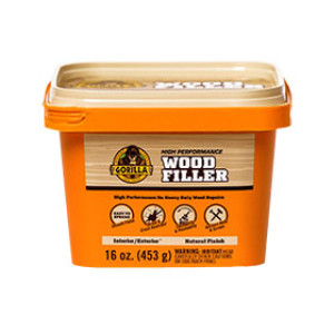 GORILLA GLUE 107103 16 OZ HIGH PERFORMANCE WOOD FILLER NATURAL FINISH