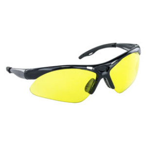 SAS 540-0205 DIAMONDBACK BLACK / AMBER-YELLOW SAFETY GLASSES