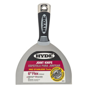 HYDE 06878 6" PRO STAINLESS HAMMER HEAD FLEXIBLE JOINT KNIFE