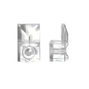 OOK 53205 1/4" CONTEMPORARY CLEAR MIRROR HOLDERS (4PK)