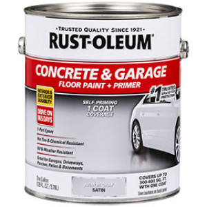 RUST-OLEUM EPOXY SHIELD 225359 ONE-PART CONCRETE FLOOR PAINT ARMOR GRAY