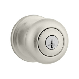 KWIKSET 740-15-SMT CP K4 JUNO SATIN NICKEL ENTRY KNOB SMARTKEY