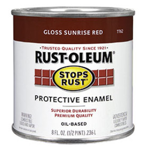 RUST-OLEUM STOPS RUST 7762730 PROTECTIVE SUNRISE RED