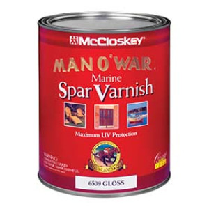 MCCLOSKEY MAN O'WAR 6509.005 GLOSS MARINE SPAR VARNISH 350 VOC