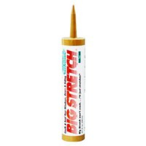 SASHCO BIG STRETCH 10014 10.5 OZ TAN 100% ACRYLIC LATEX CAULK WINDOW & DOOR