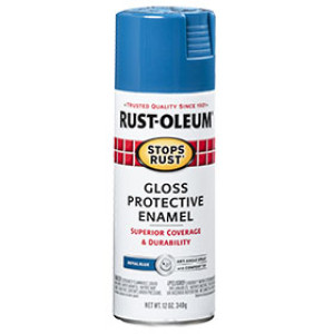 RUST-OLEUM STOPS RUST 7727830 12 OZ GLOSS PROTECTIVE ENAMEL ROYAL BLUE SPRAY