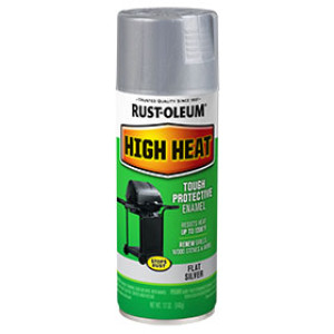 RUST-OLEUM SPECIALTY 7716830 12 OZ HIGH HEAT SILVER SPRAY PAINT SATIN FINISH