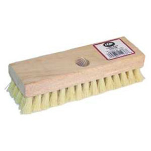 DQB 11933 7-3/4" TAMPICO COLORED POLY LINOLEUM SCRUB BRUSH HEAD THREADED HOLE