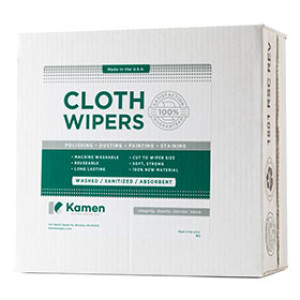 KAMEN 980.2134 #43 8.5 LBS 100% COTTON NEW WHITE KNIT RAGS