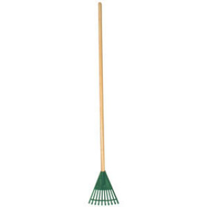AMES 64197 UNION 8" POLY HEAD SHRUB RAKE 43" NORTH AMERICAN HARDWOOD HANDLE