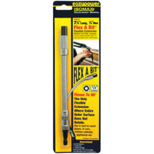 EAZYPOWER 73610 7-1/2" LONG FLEX A BIT FLEXIBLE EXTENSION 1/4" HEX 1-PACK