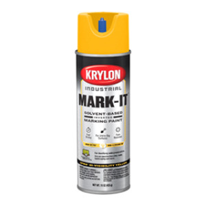 KRYLON K00730508 APWA HI VISIBILITY YELLOW MARK-IT S/B INVERTED MARKING PAINT