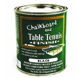SHEFFIELD 5986 BLACK OIL BASE CHALKBOARD & TABLE TENNIS FINISH PAINT