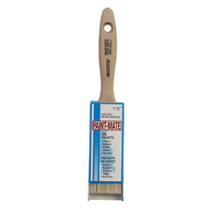 ARROWORTHY 9030 1-1/2" PAINT MATE WHITE CHINA BRISTLE VARNISH BRUSH