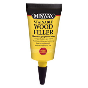 MINWAX SPECIALTIES 42851 1 OZ STAINABLE INDOOR/OUTDOOR LATEX WOOD FILLER TUBE