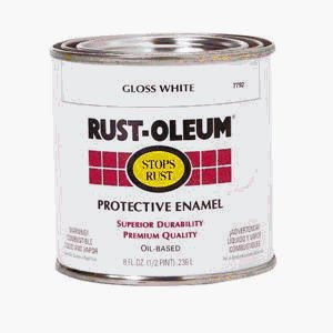RUST-OLEUM STOPS RUST 7792730 GLOSS PROTECTIVE ENAMEL WHITE