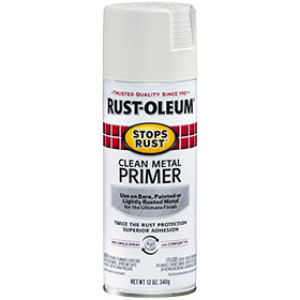 RUST-OLEUM STOPS RUST 7780830 12 OZ CLEAN METAL PRIMER WHITE SPRAY PAINT