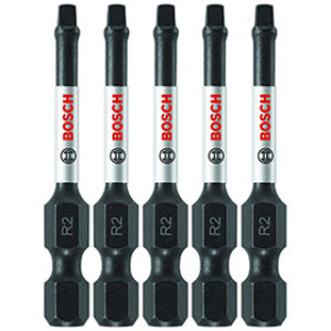 BOSCH ITSQ2205 2" SQ2 SQUARE IMPACT TOUGH DRILL BIT 5 PACK
