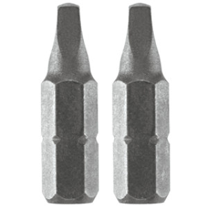 BOSCH ITSQ2102 1" X #2 SQUARE IMPACT TOUGH SCREWDRIVING INSERT BIT R2 2 PACK